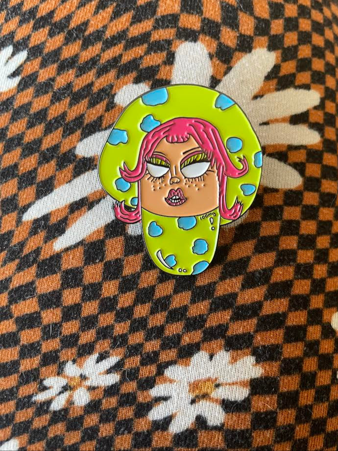 Girl Pill Enamel Pin