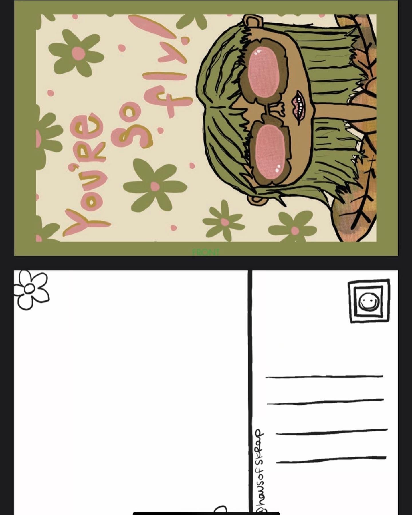 “Skräps” Postcard Book