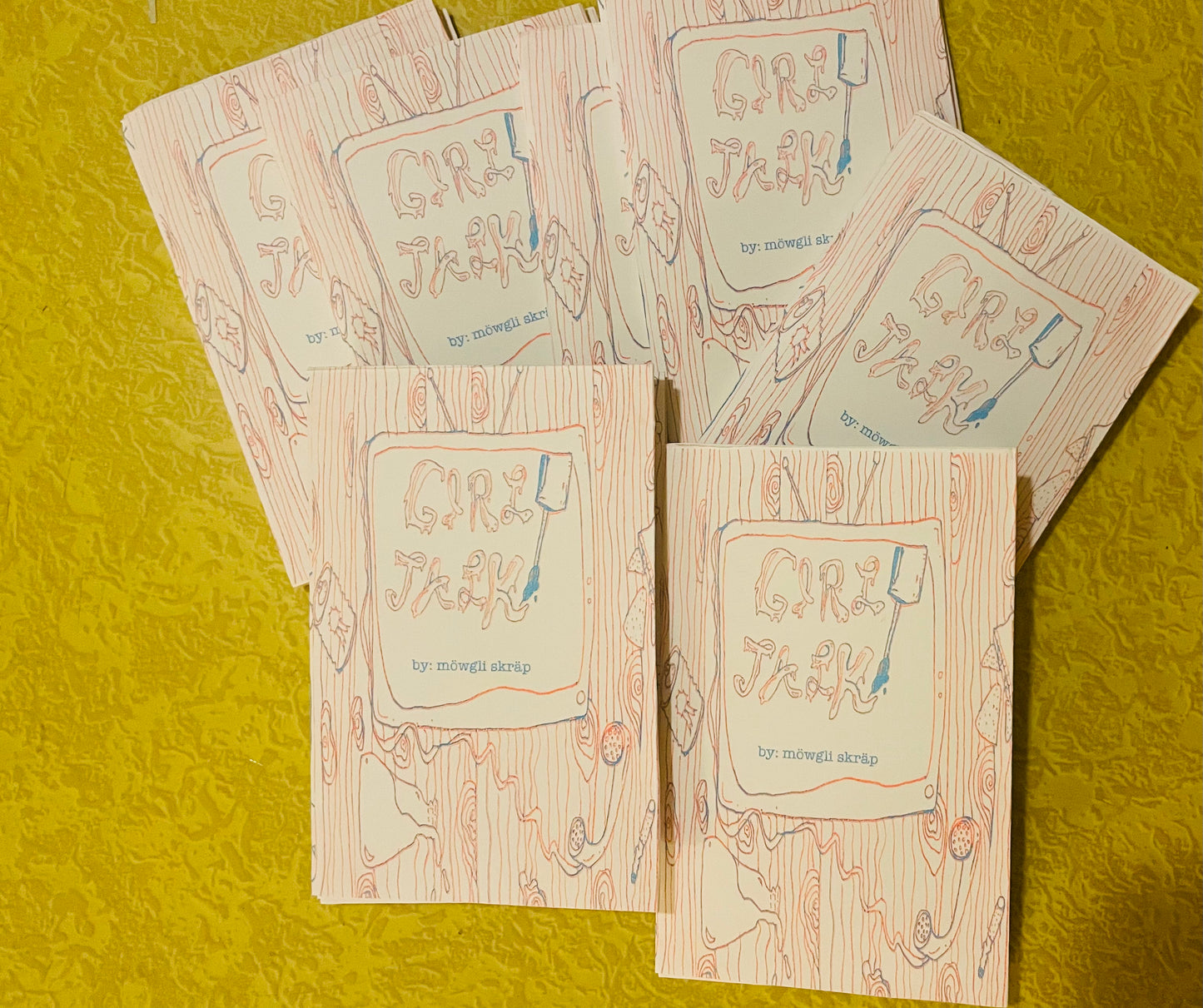 Girl Talk riso mini zine