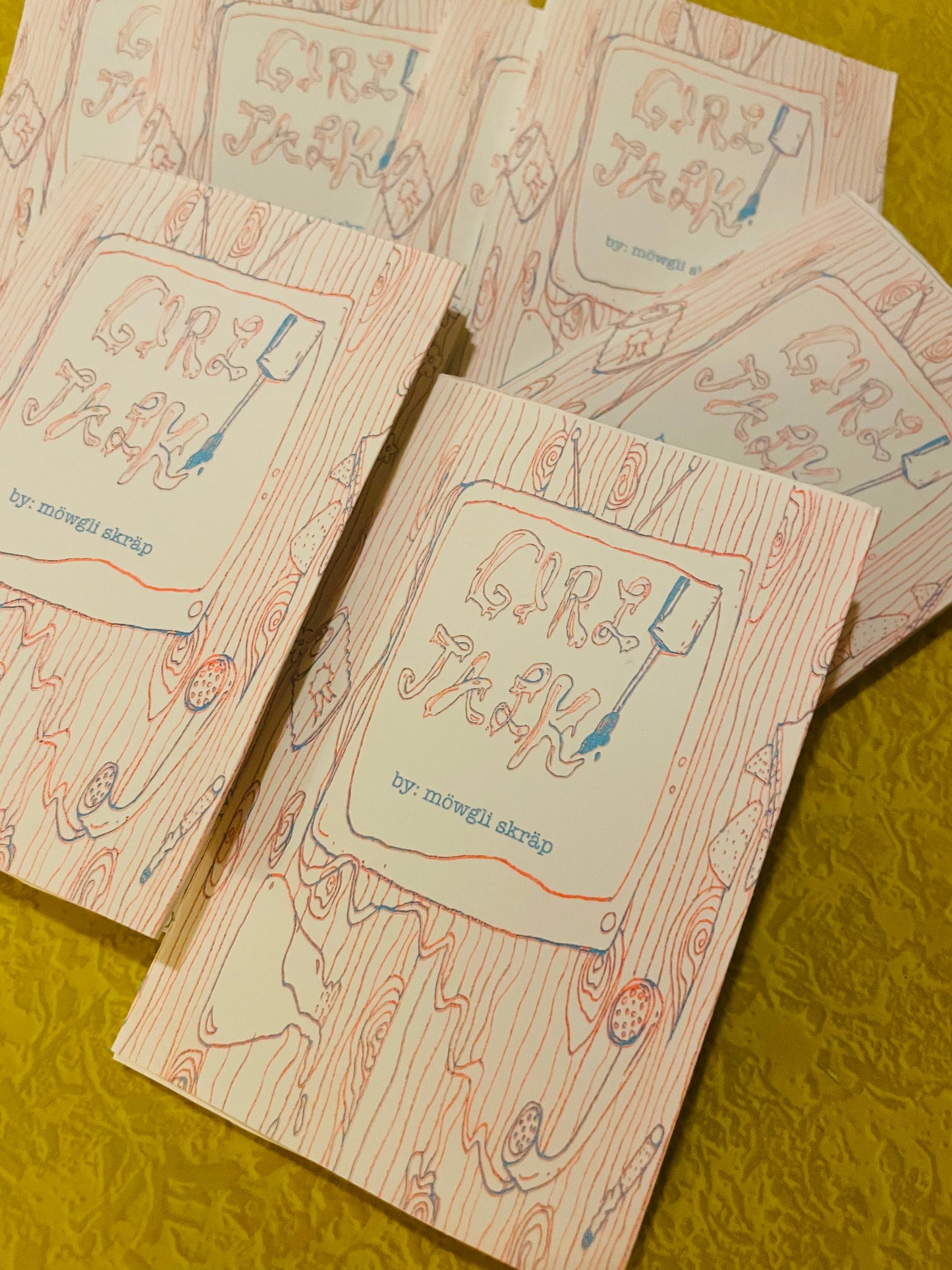 Girl Talk riso mini zine